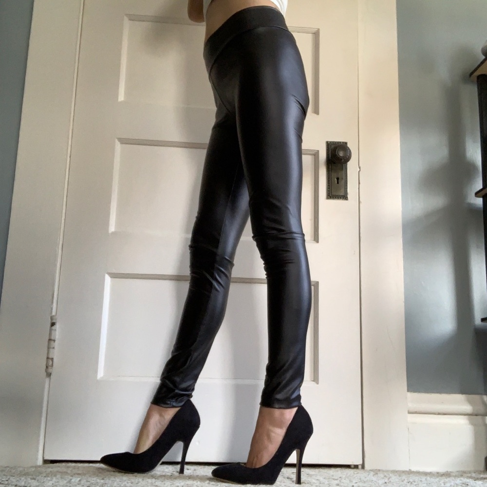 Pleather pants